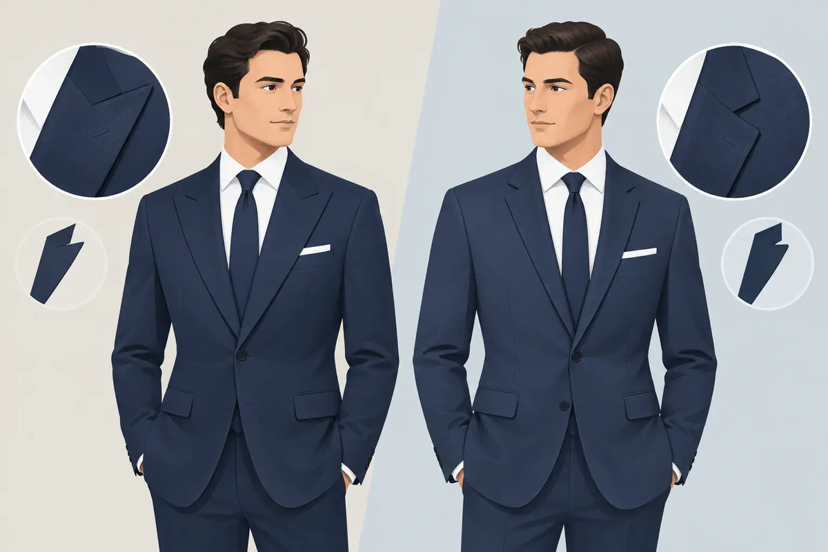 Peak Versus Notch Lapels: Which Suits You?