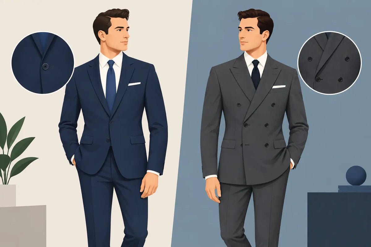 Single Breasted Versus Double Breasted Suits