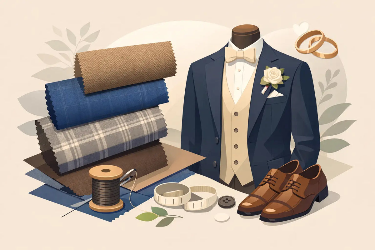 Wedding Suit Fabrics With Real Character