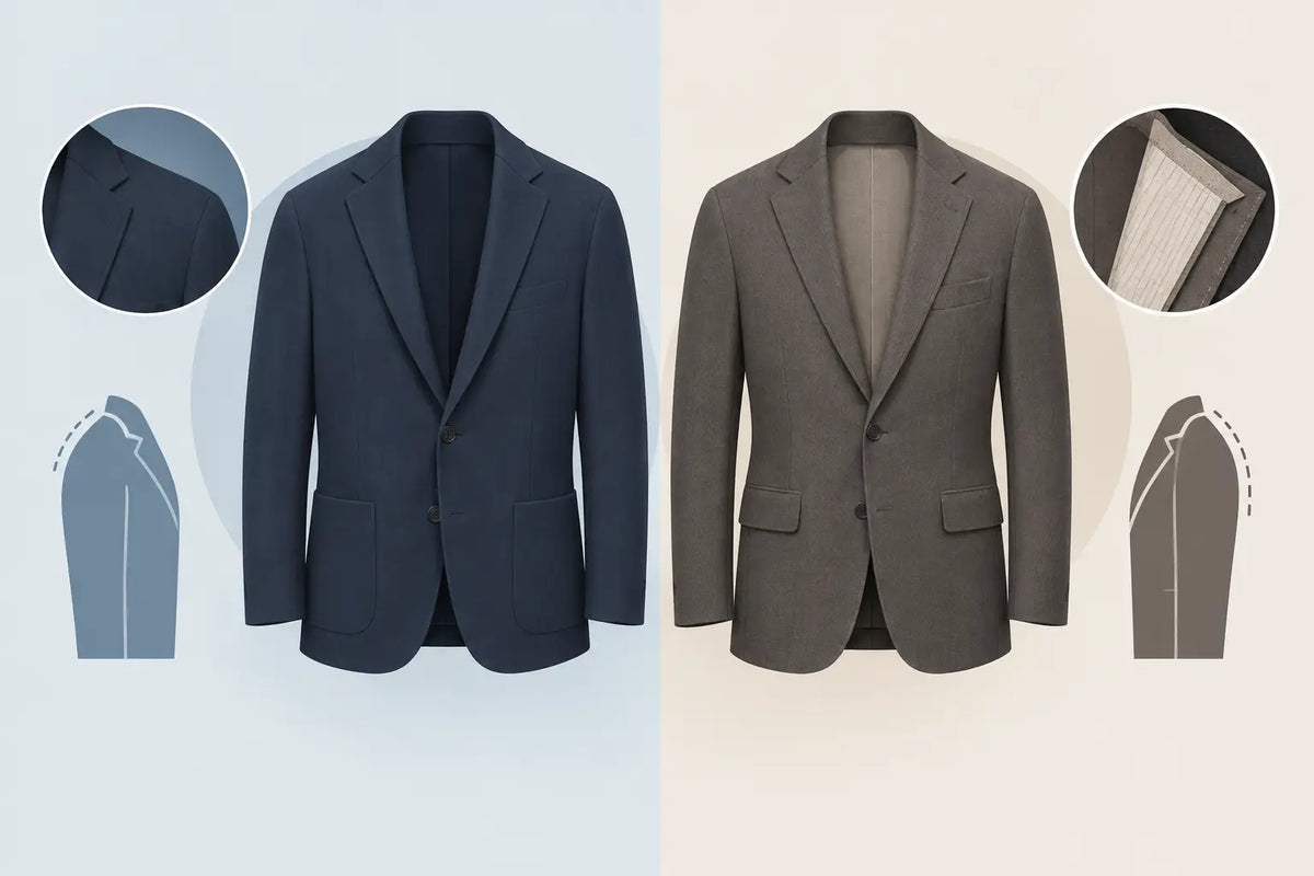 Unstructured Versus Canvassed Jackets Explained