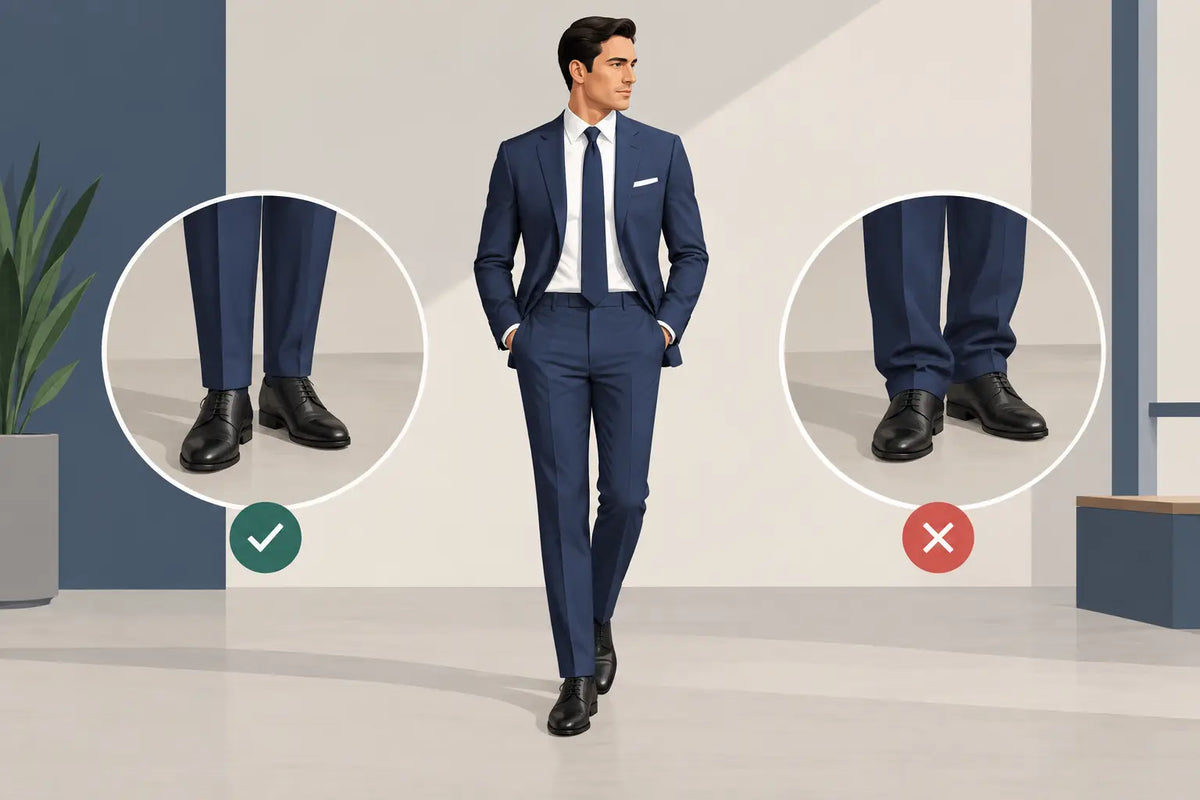 Suit Trouser Break for a Sharper Silhouette