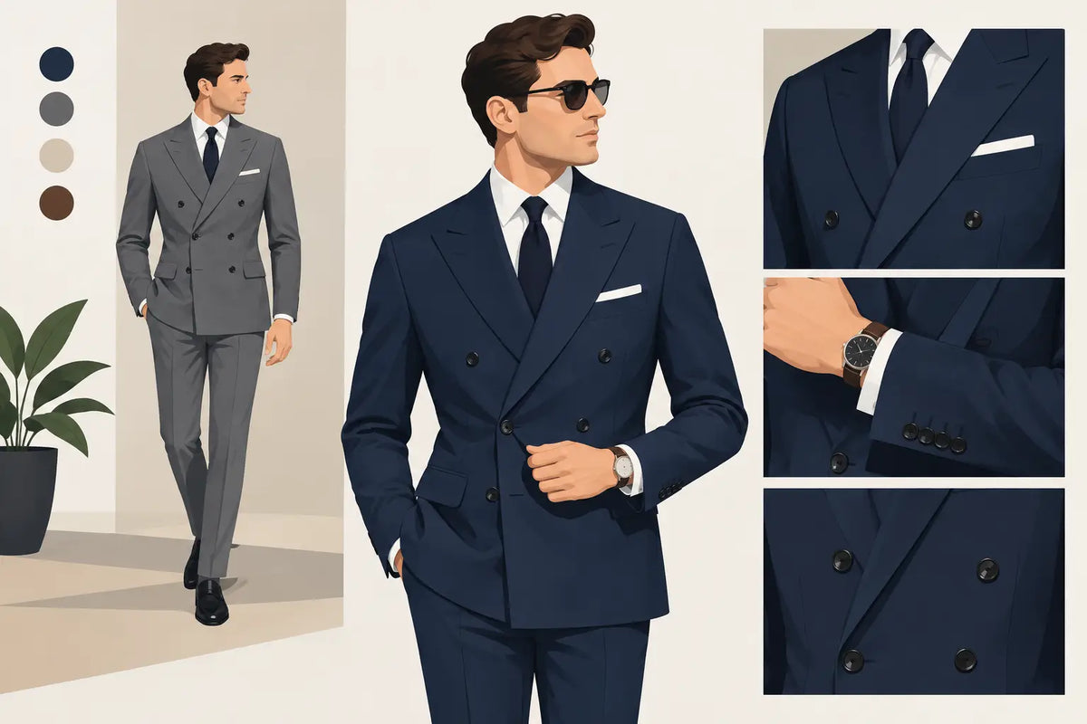 How to Wear Double Breasted Suits With Style