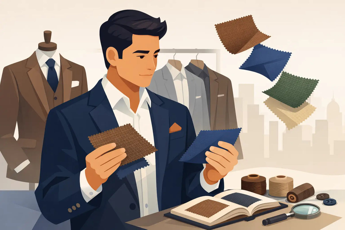 How to Choose Suit Cloth With Real Character