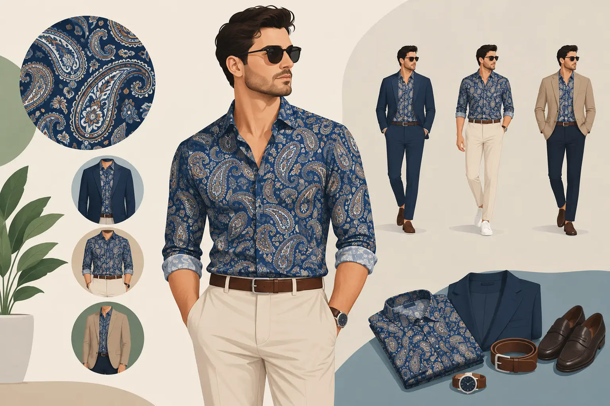 How to Style Paisley Shirts in Menswear Well
