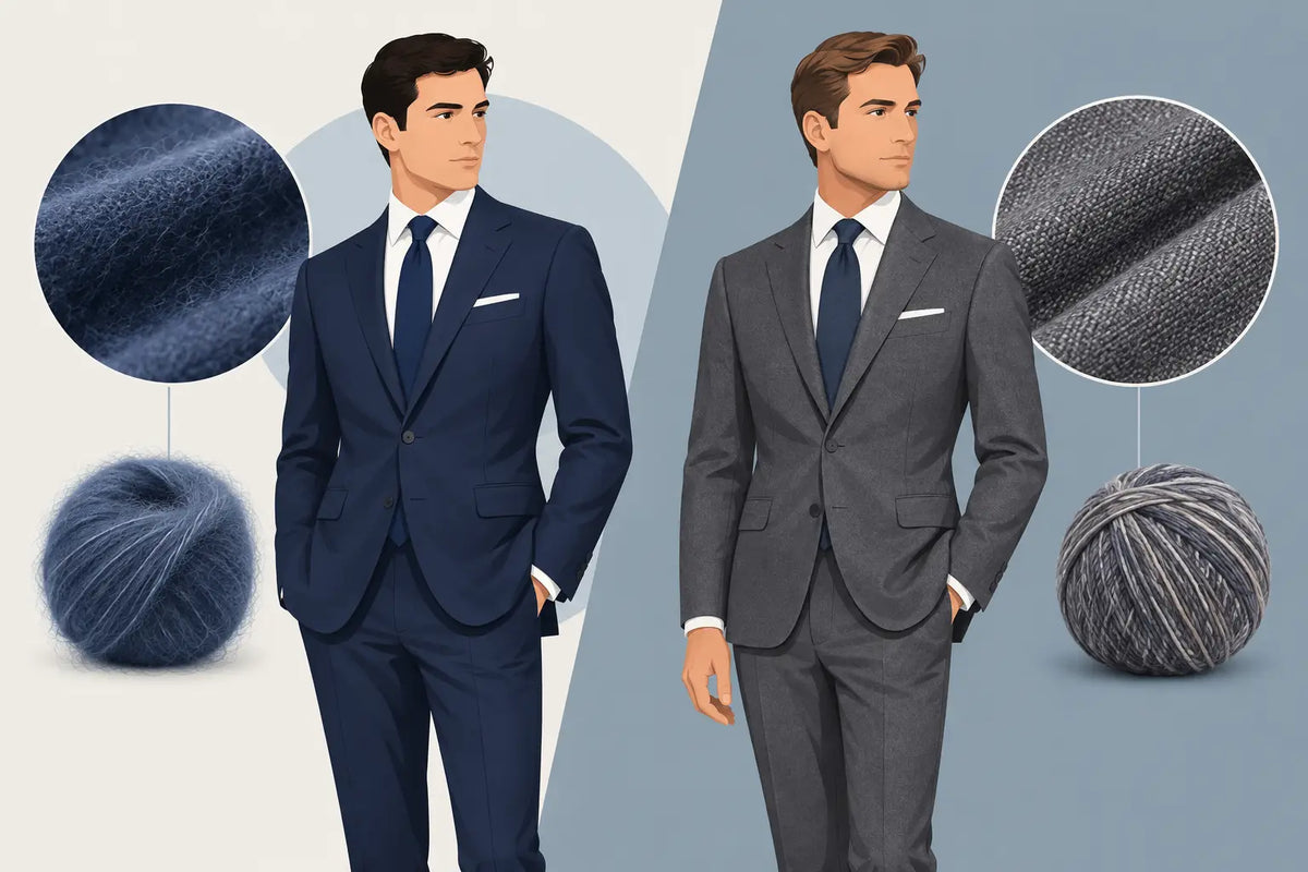 Mohair Versus Wool Blends for Sharp Suits