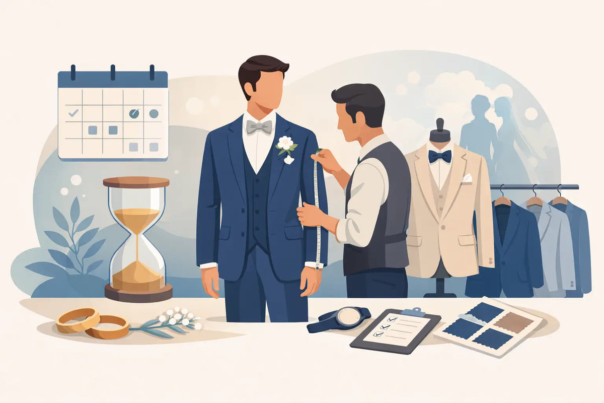 When to Order Wedding Suits for a Proper Fit