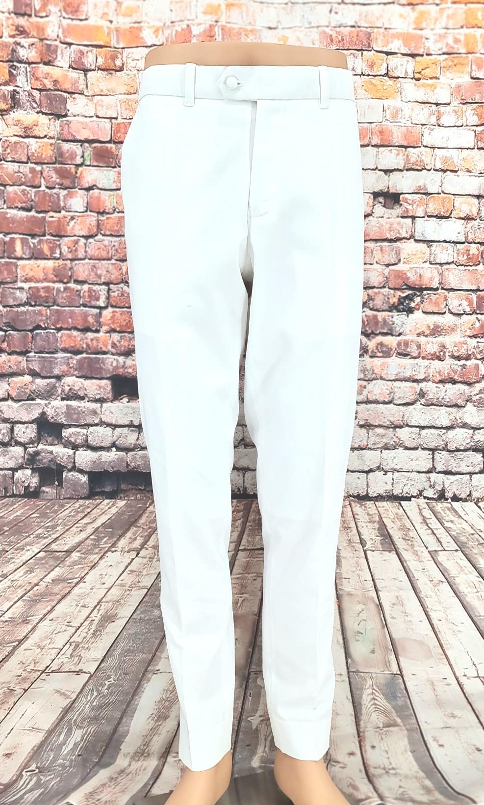 Harry Palmer White Sta Press Trouser