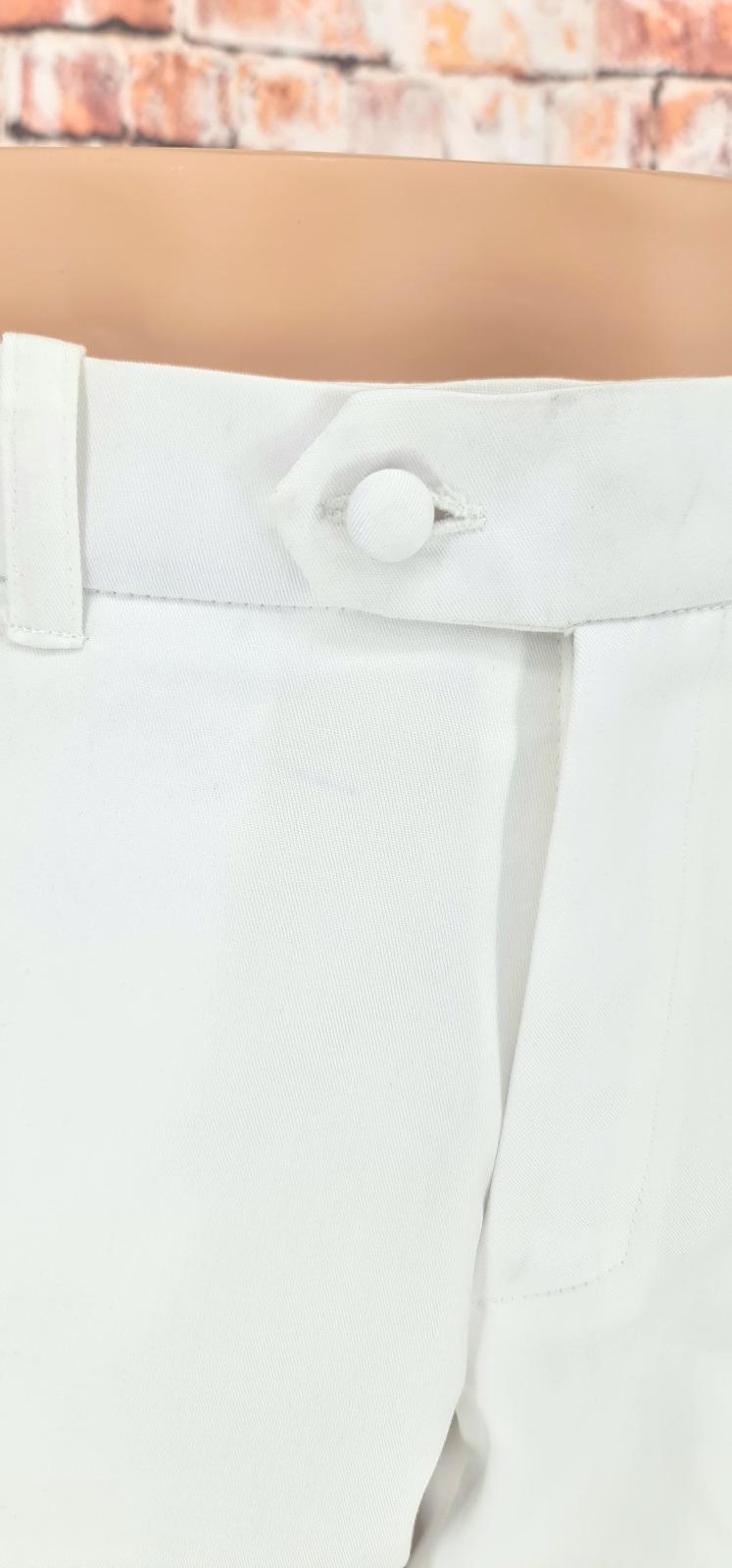 Harry Palmer White Sta Press Trouser