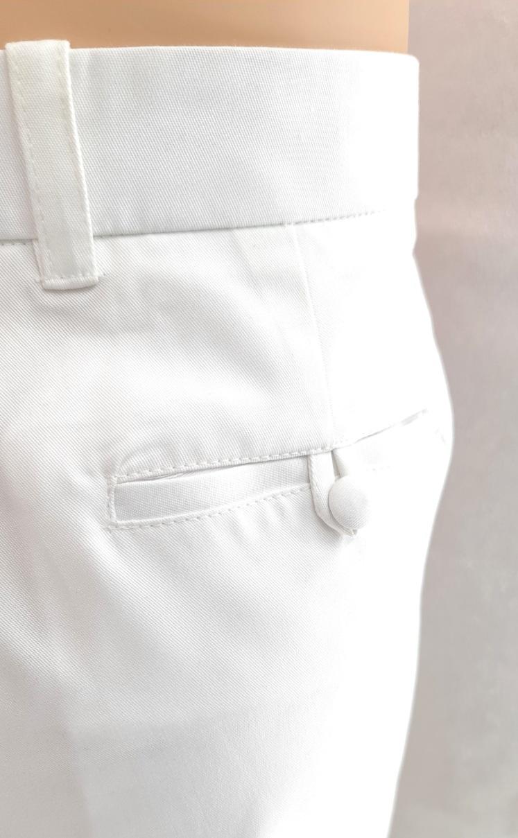 Harry Palmer White Sta Press Trouser
