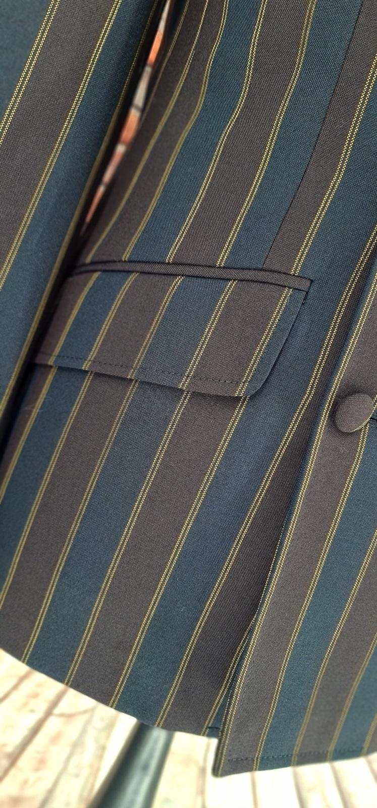 Watson Double Breasted Striped Jacket