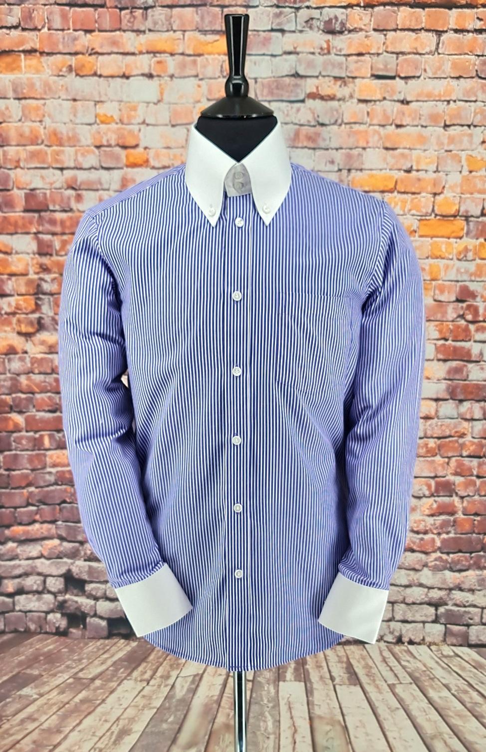 Ford - Indigo Striped Shirt