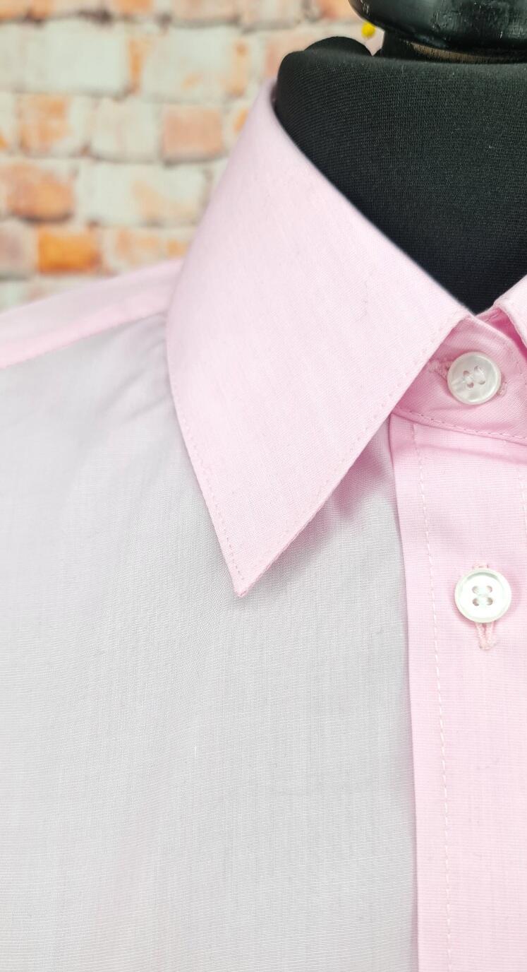 Sophie - Ladies Peony Pink Cotton Shirt