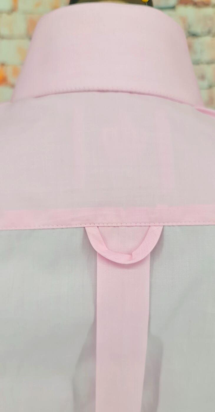 Sophie - Ladies Peony Pink Cotton Shirt