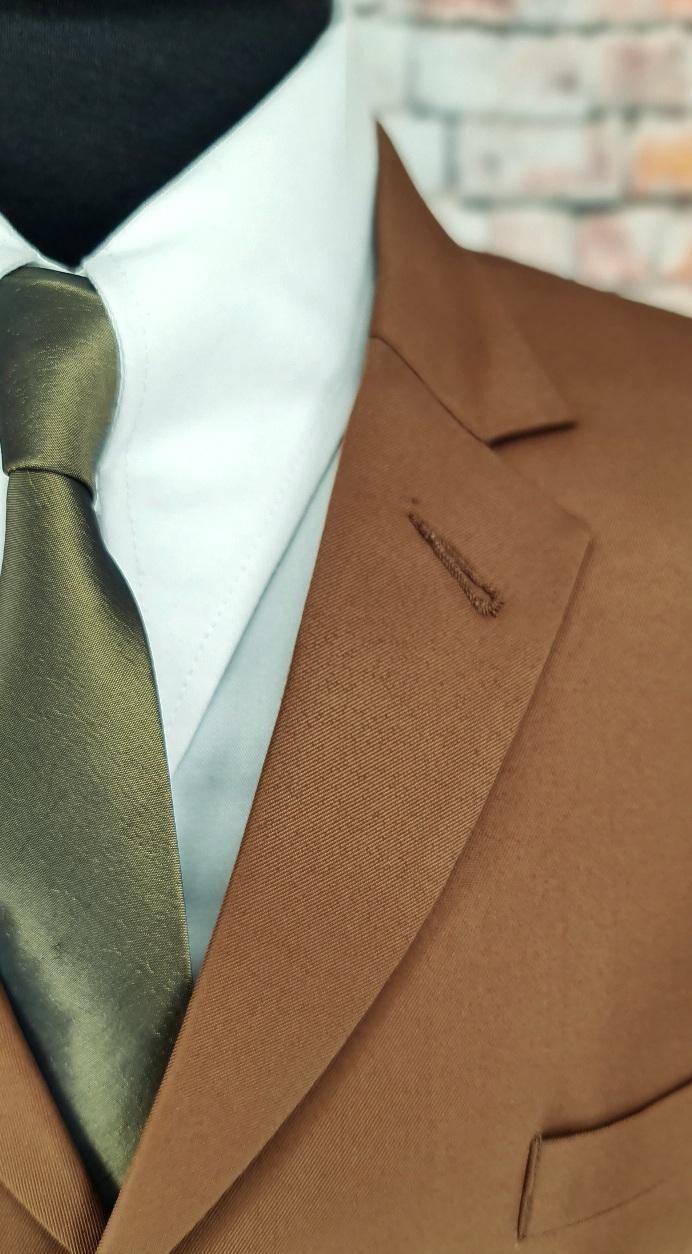 Dale - Tawney Tan Three Button Suit