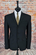 Marcus - Classic Black Three Button Suit