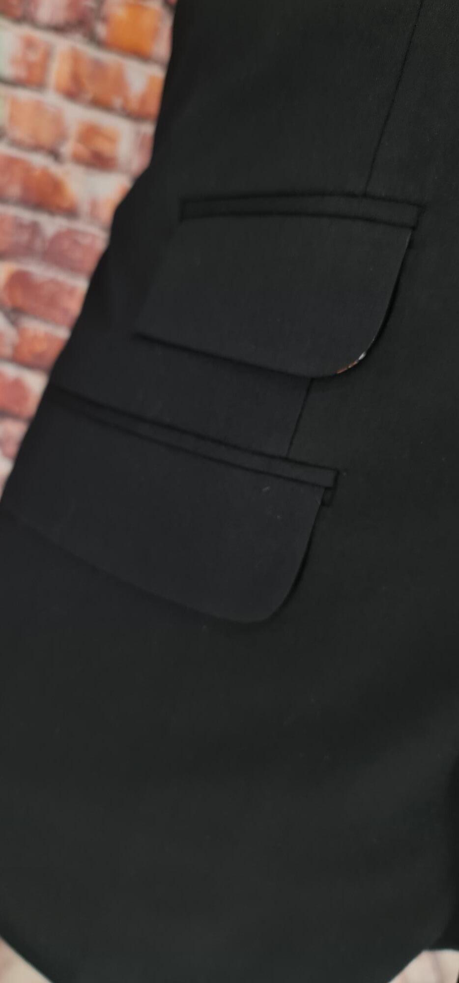 Marcus - Classic Black Three Button Suit