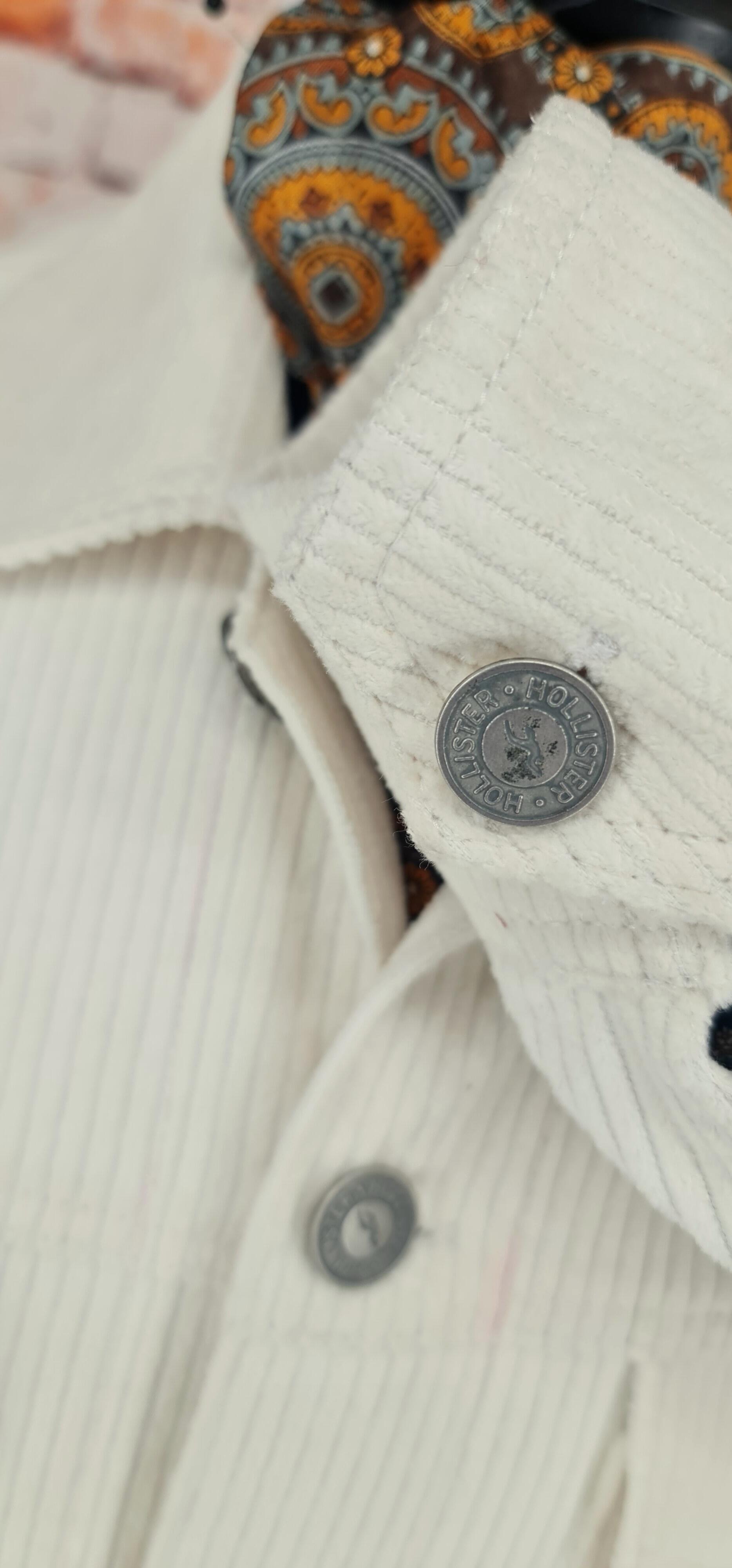 Rex - Off White Corduroy Trucker Jacket