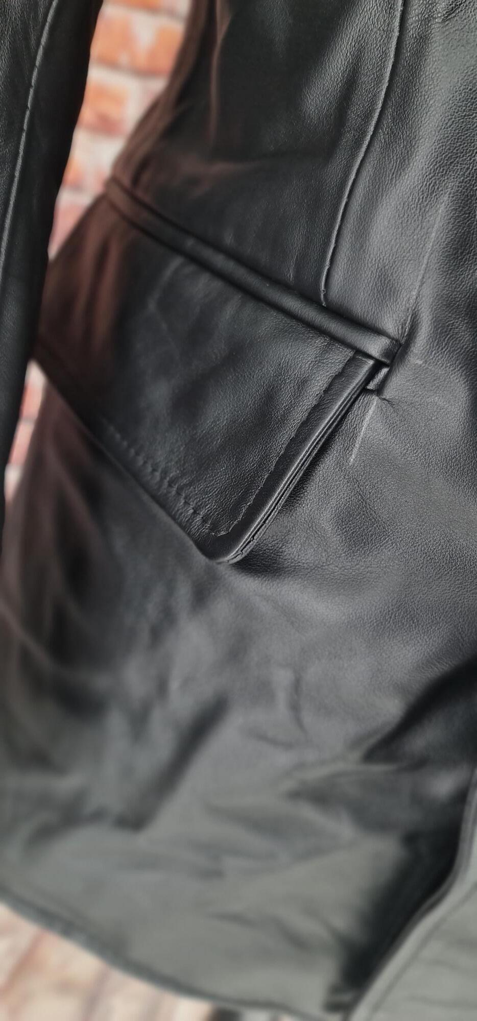 Dan -  Late 60s Inspired Black Leather Jacket