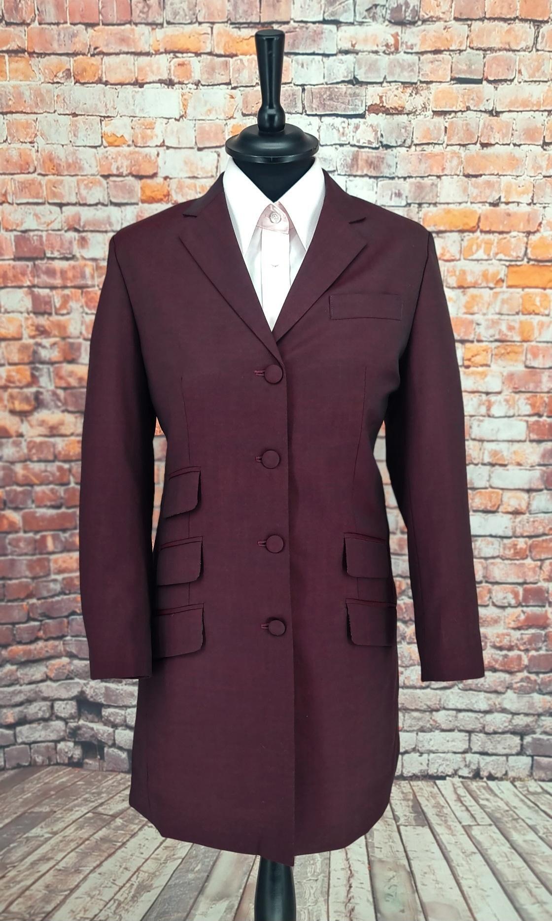 Rima - Burgundy Two-Tone Suit
