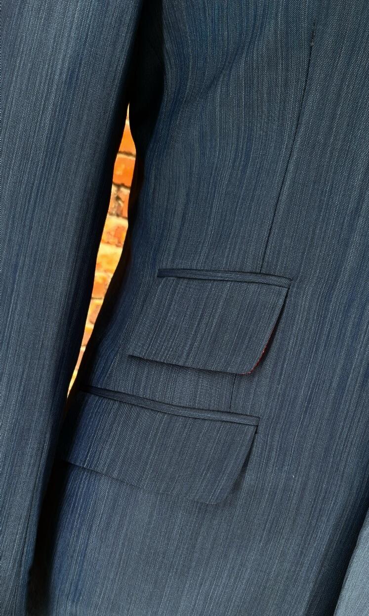 Syston - Blue Soft Tonic Suit