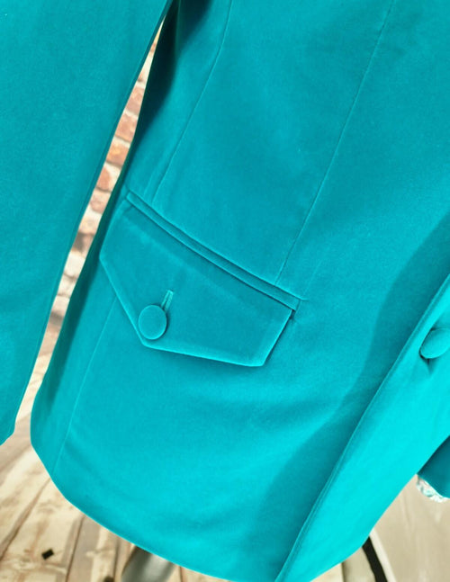 Atticus- Jade Velvet Safari Jacket