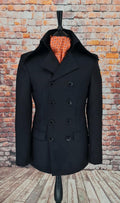 Stone - Black Double Breasted Jacket