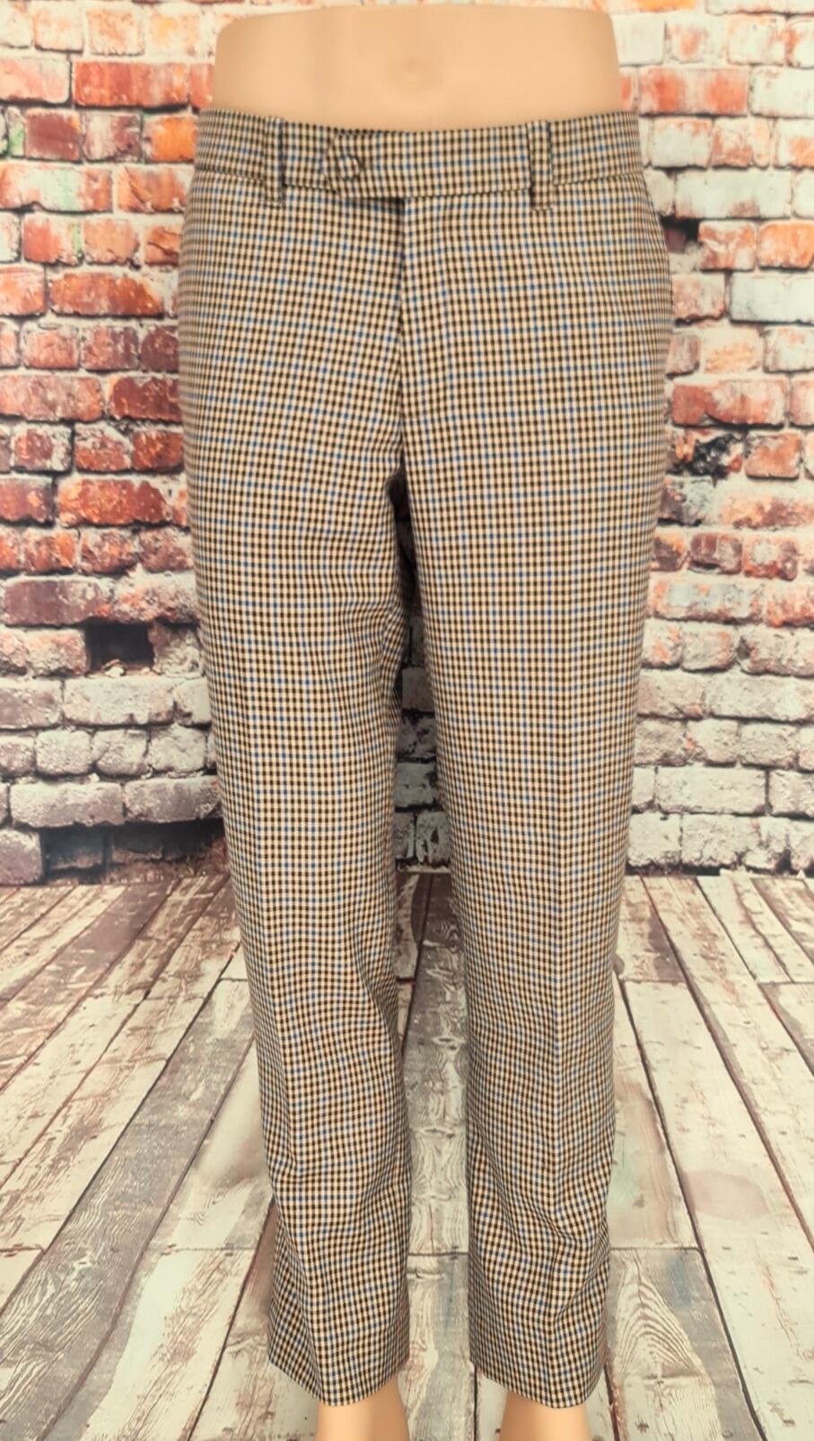 Ellis-Brown & Blue Checked Trousers