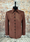 Harper - Brown Velvet  60s Inspired Jacket