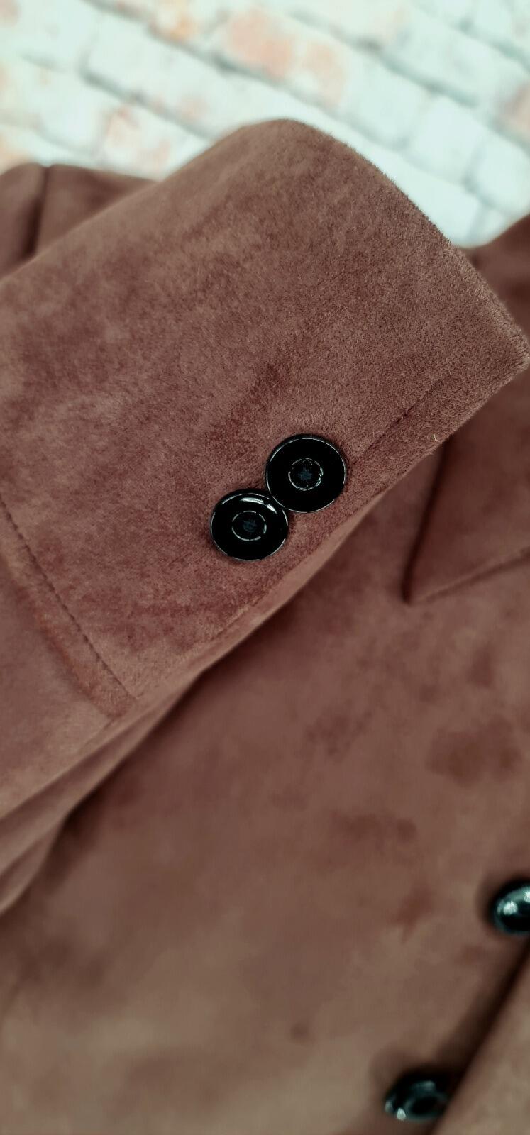 Harper - Brown Velvet  60s Inspired Jacket