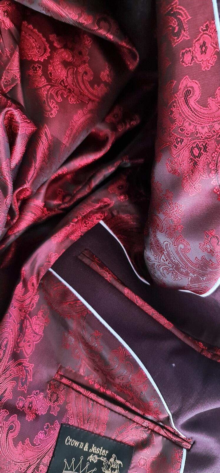"Skipton" - Mulberry Two Tone Suit