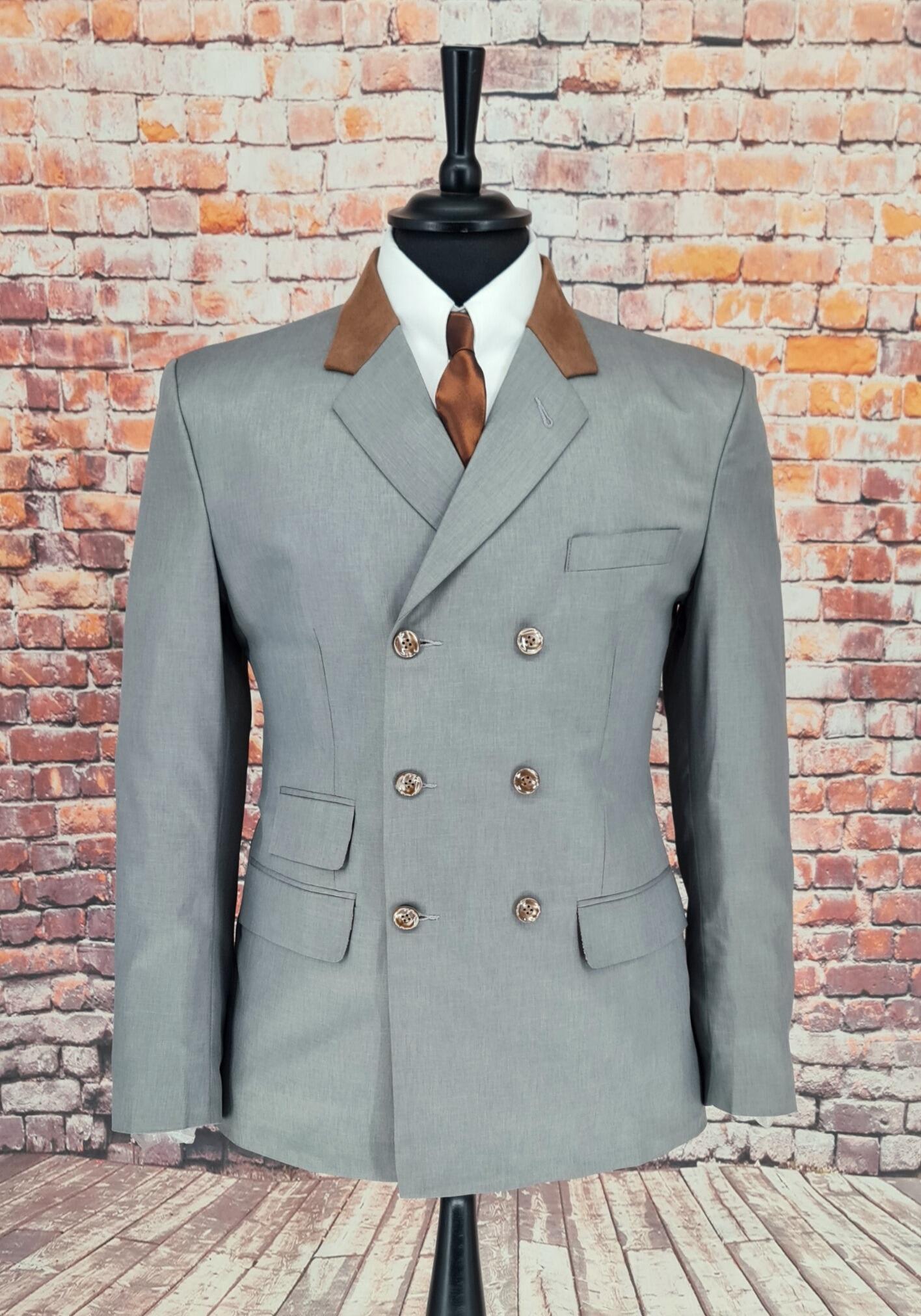 Oscar Grey Double Breasted Suit