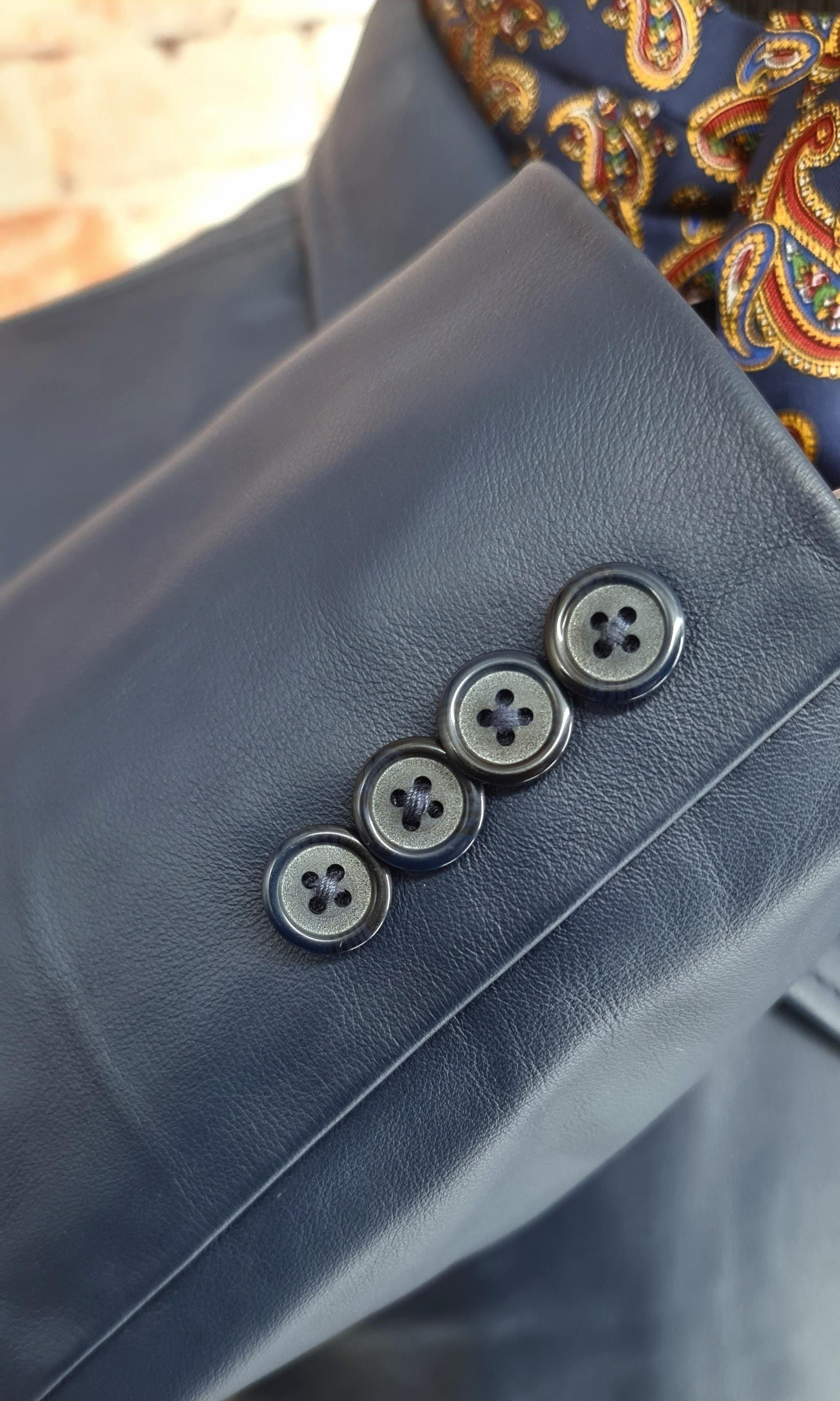 Tailor - Indigo Leather Jacket