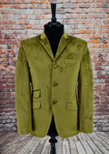 Vincent - Lime Velvet Jacket