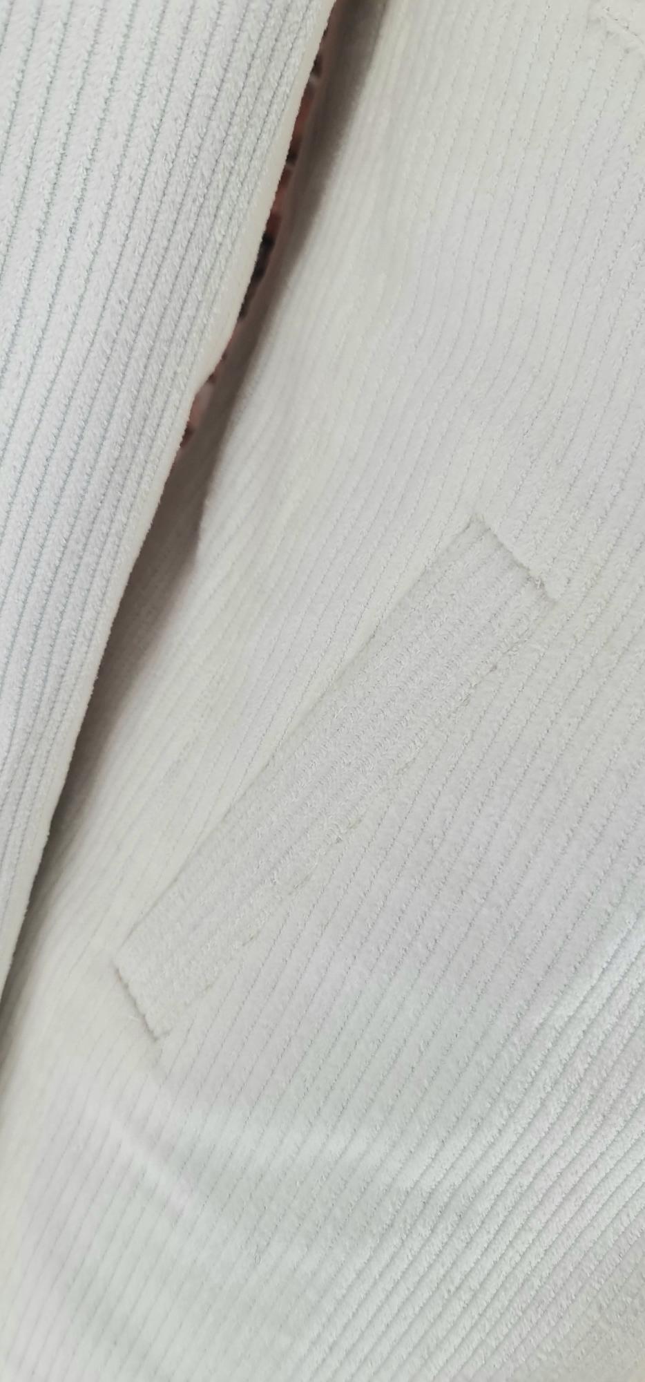 Felix -  Ivory White Corduroy Safari Jacket