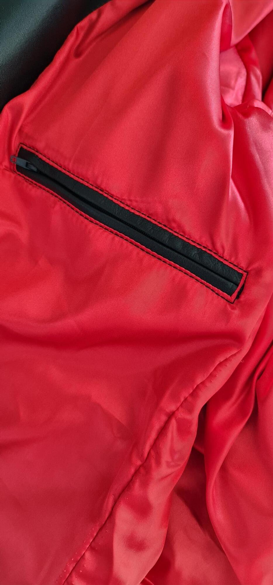 Buster - Black 3/4 length Leather Coat