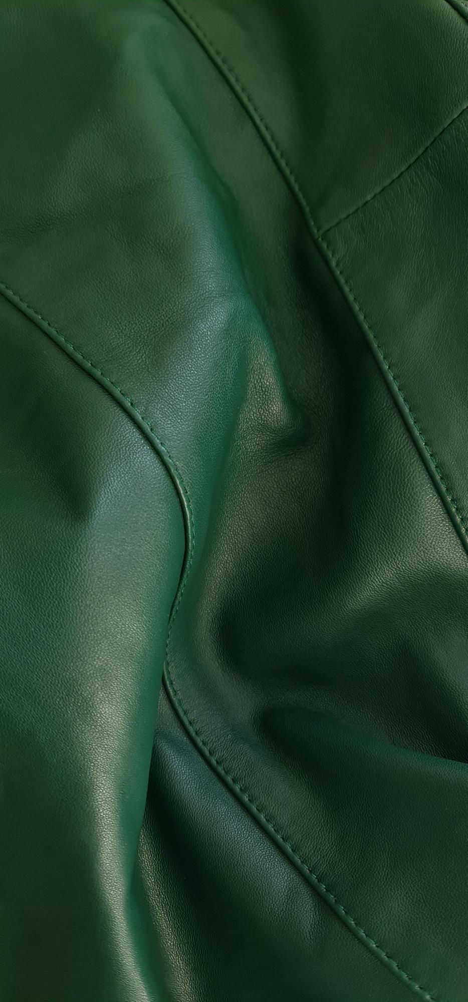 Croskery - Black Leather Coat.