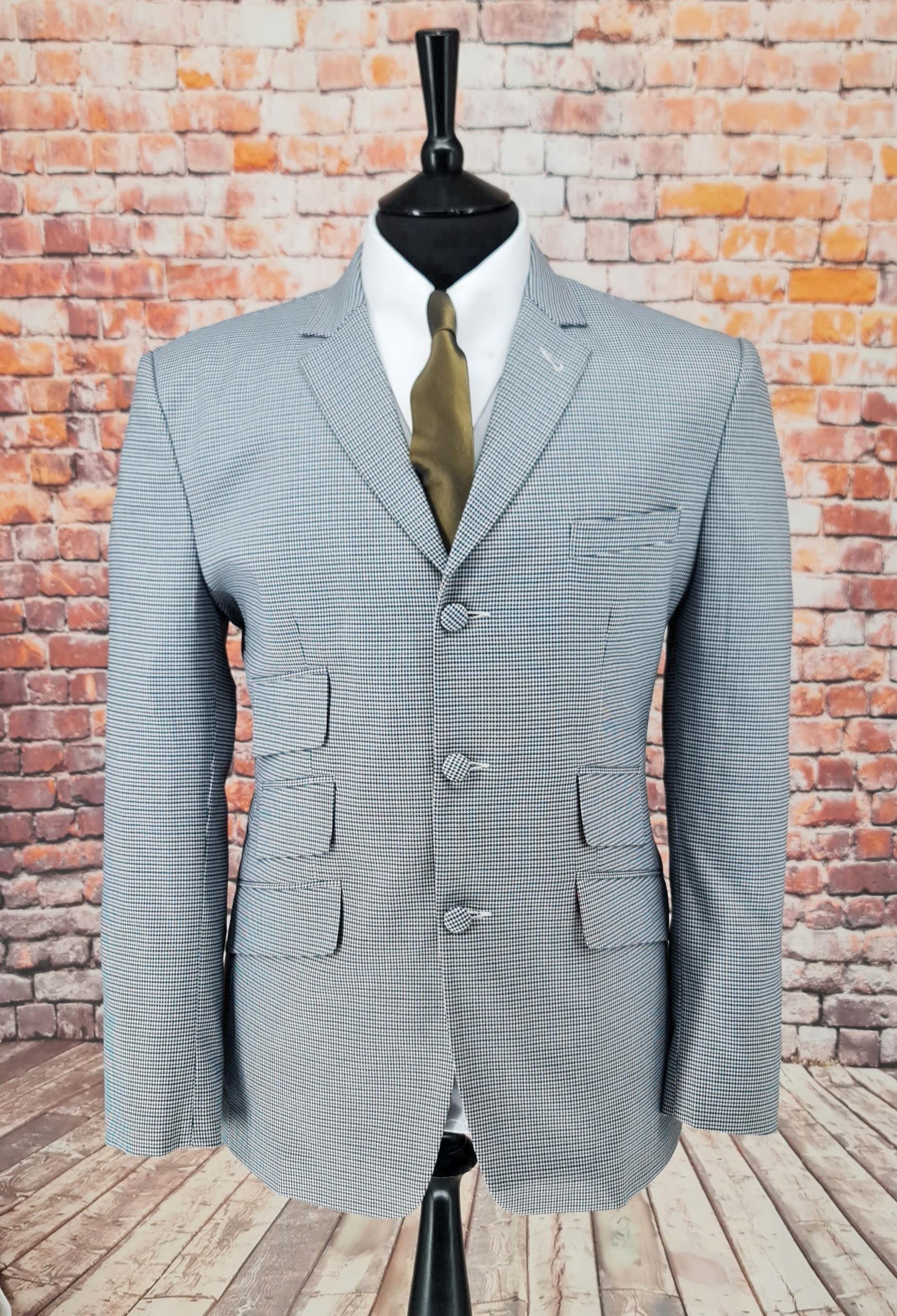 Bruce Dogtooth Checked Suit