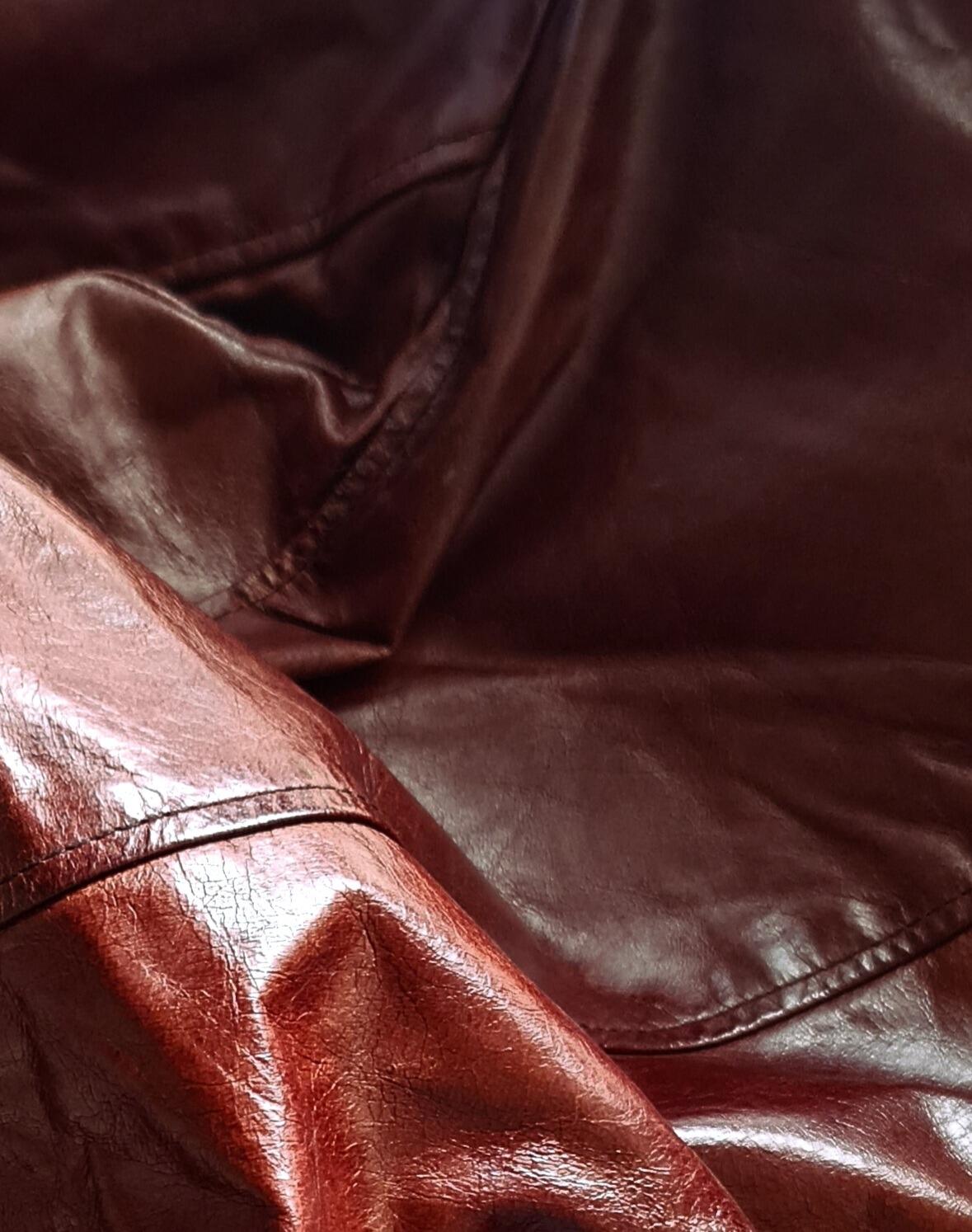 Grove -Leather Trucker Jacket