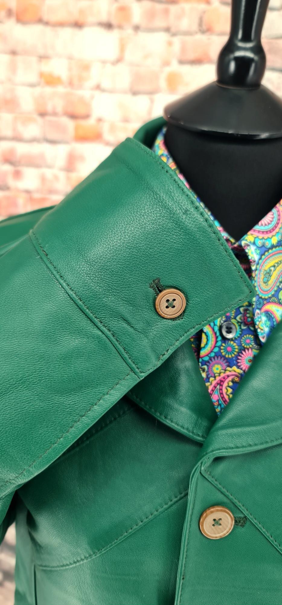 Duchess - Women's Beautiful Green Leather Jacket