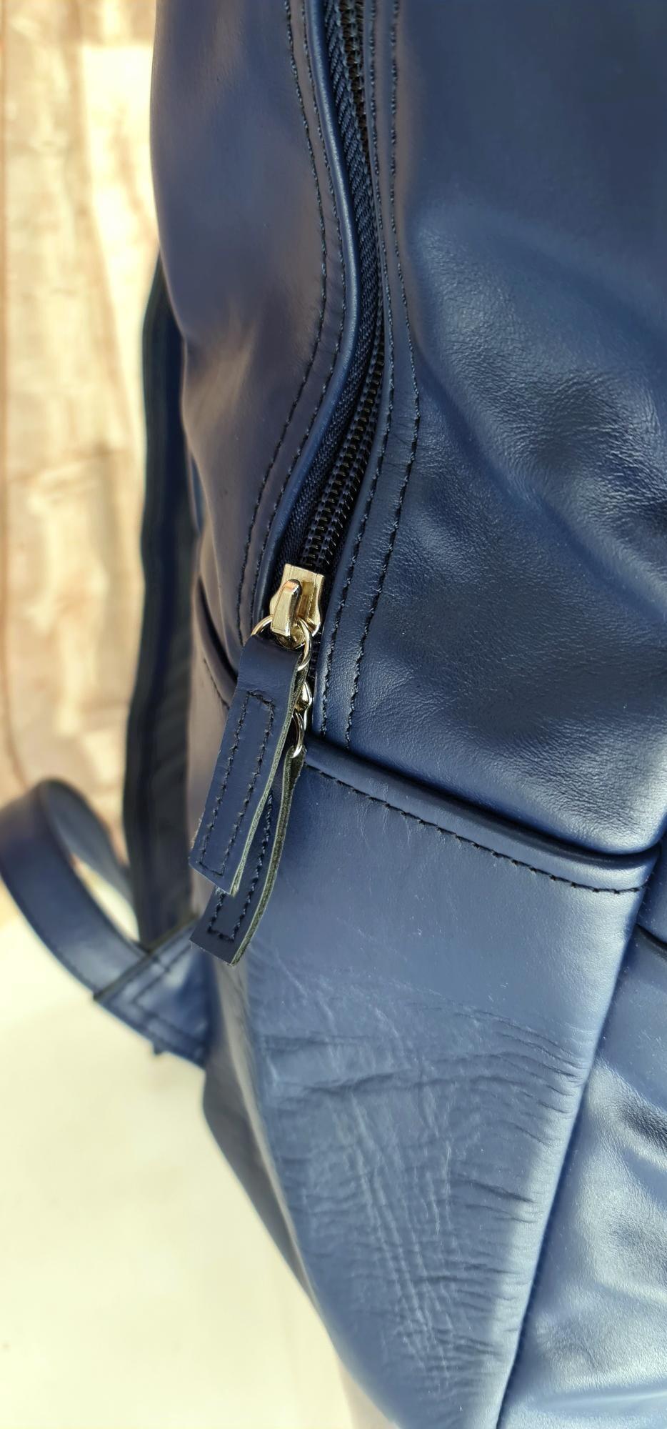 Northern Soul Keep The Faith Leather Rucksack