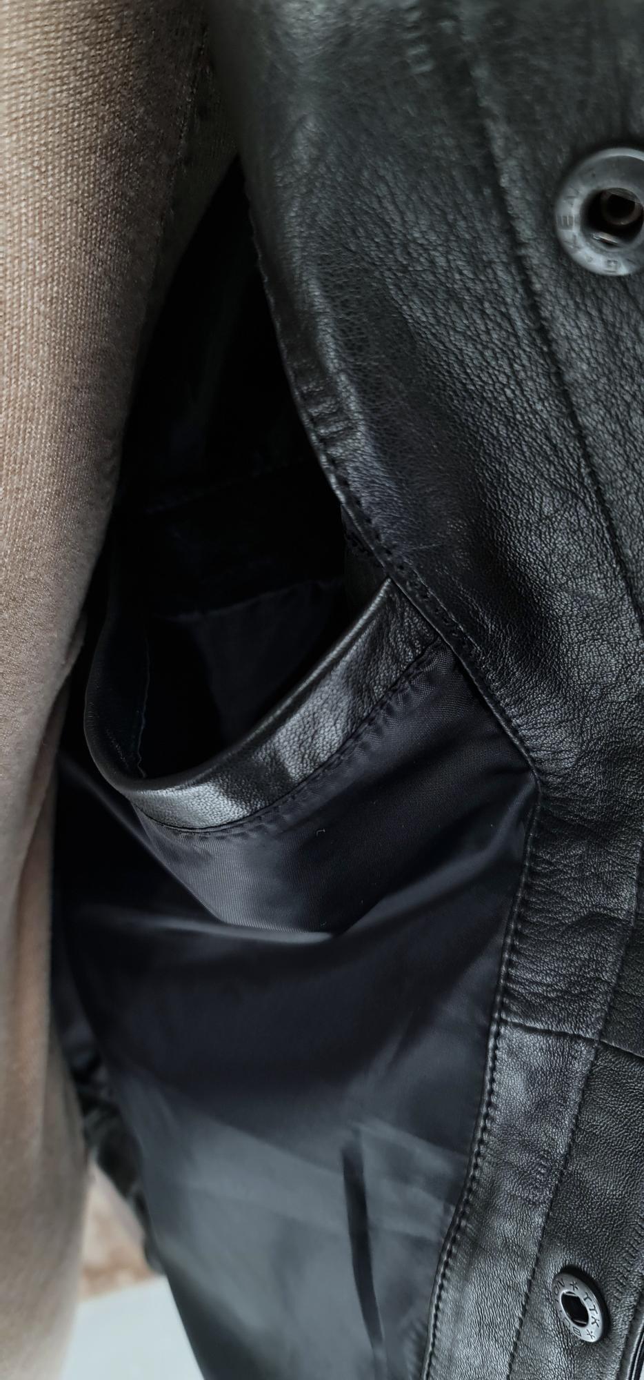 "Lomas"  Black  Short Superb Leather Jacket
