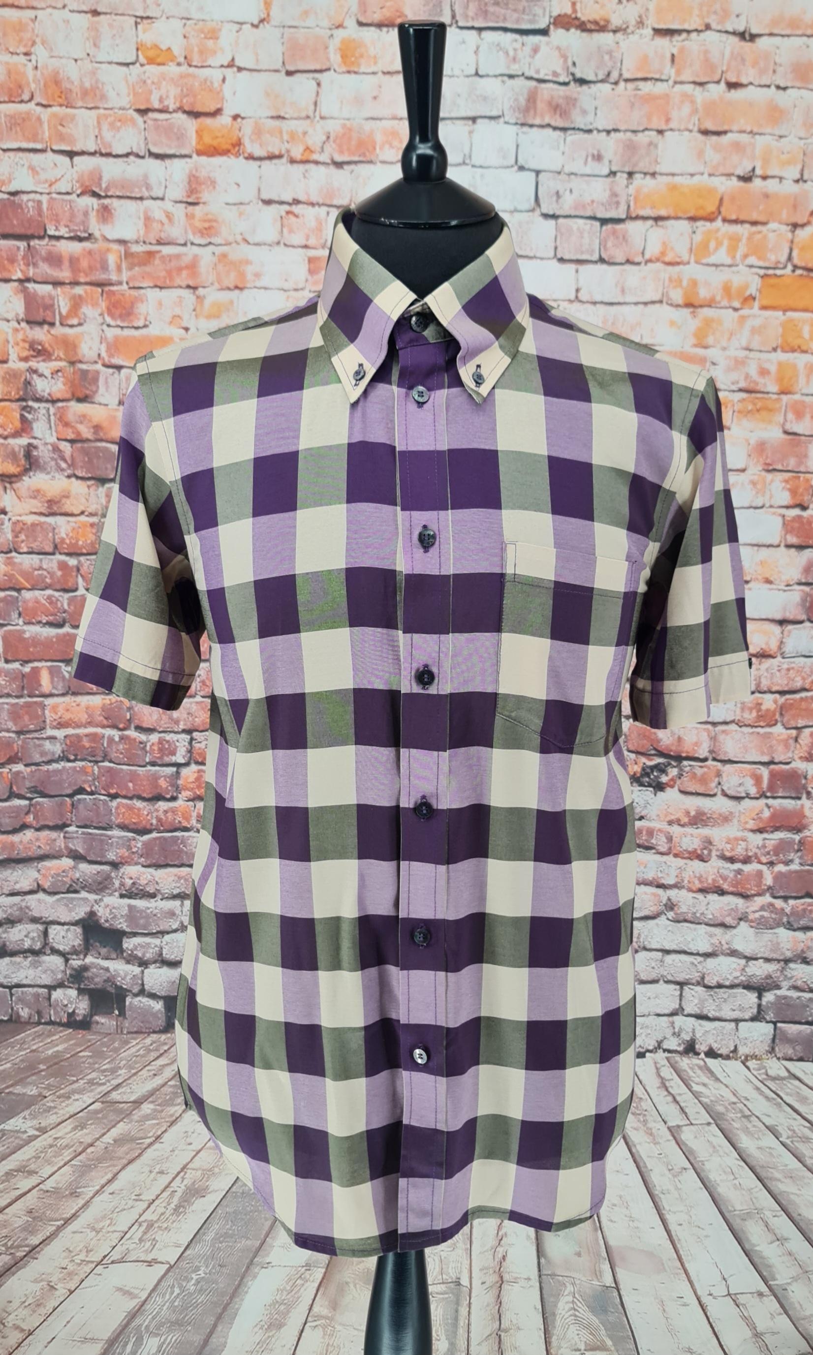 "Moses" Japanese 100% Cotton Checked Shirt