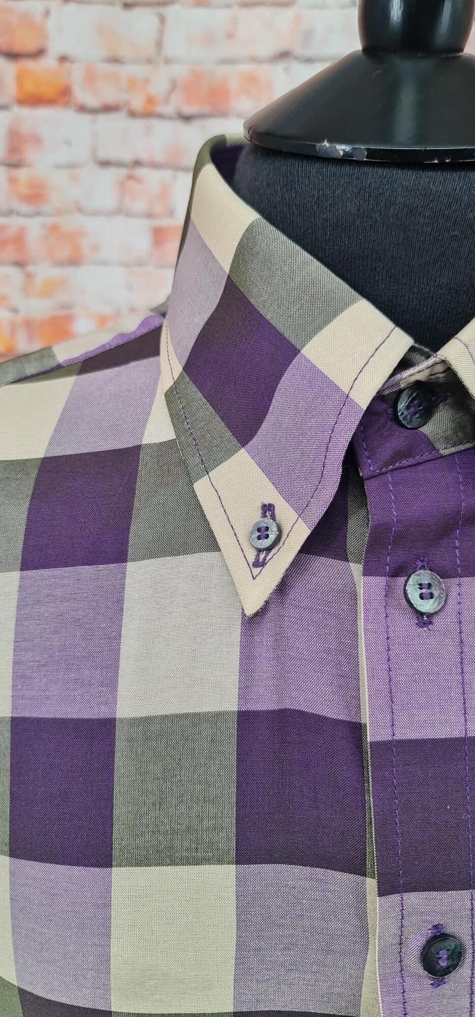 "Moses" Japanese 100% Cotton Checked Shirt