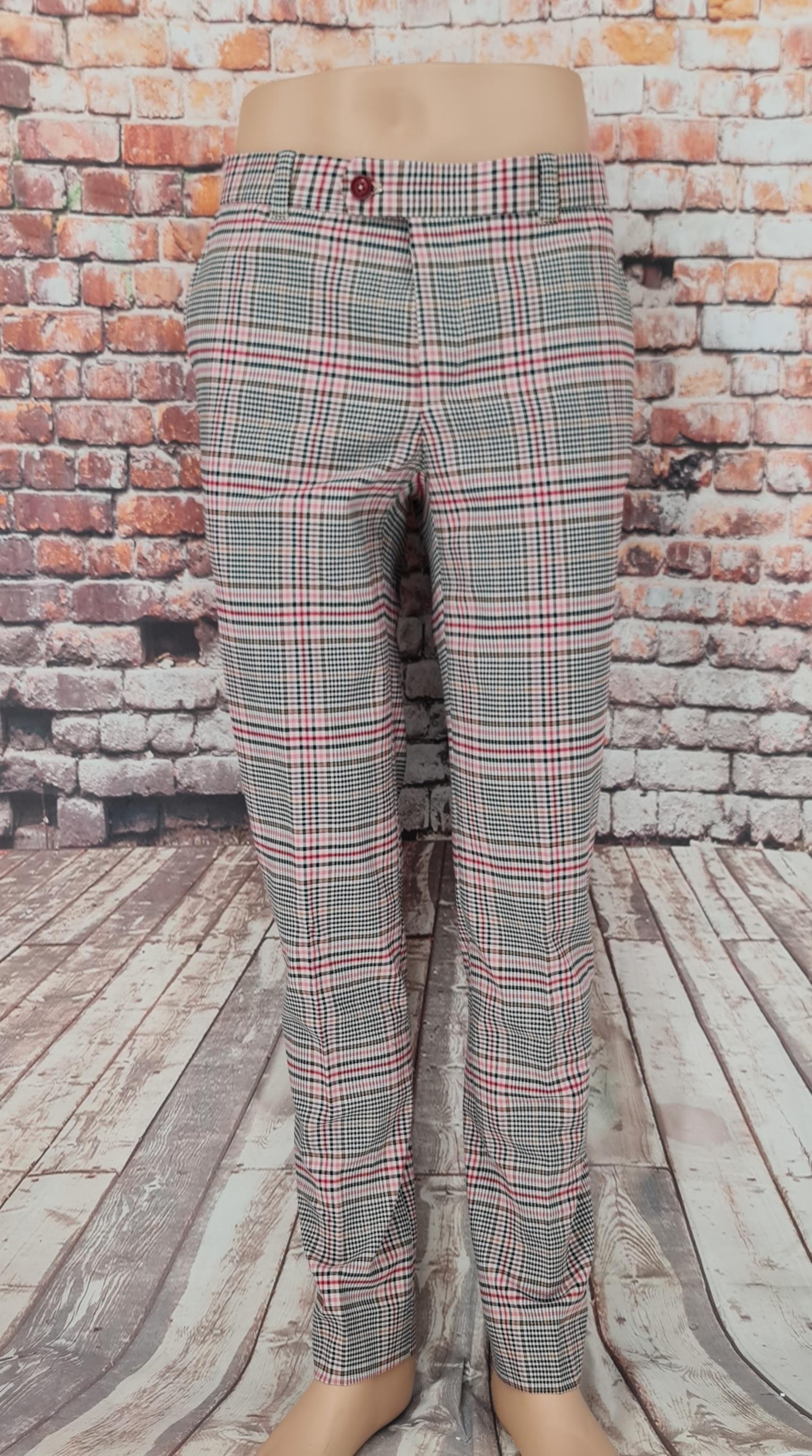 Loxley - Bold Check Brown, Pink ,Black Checked Suit