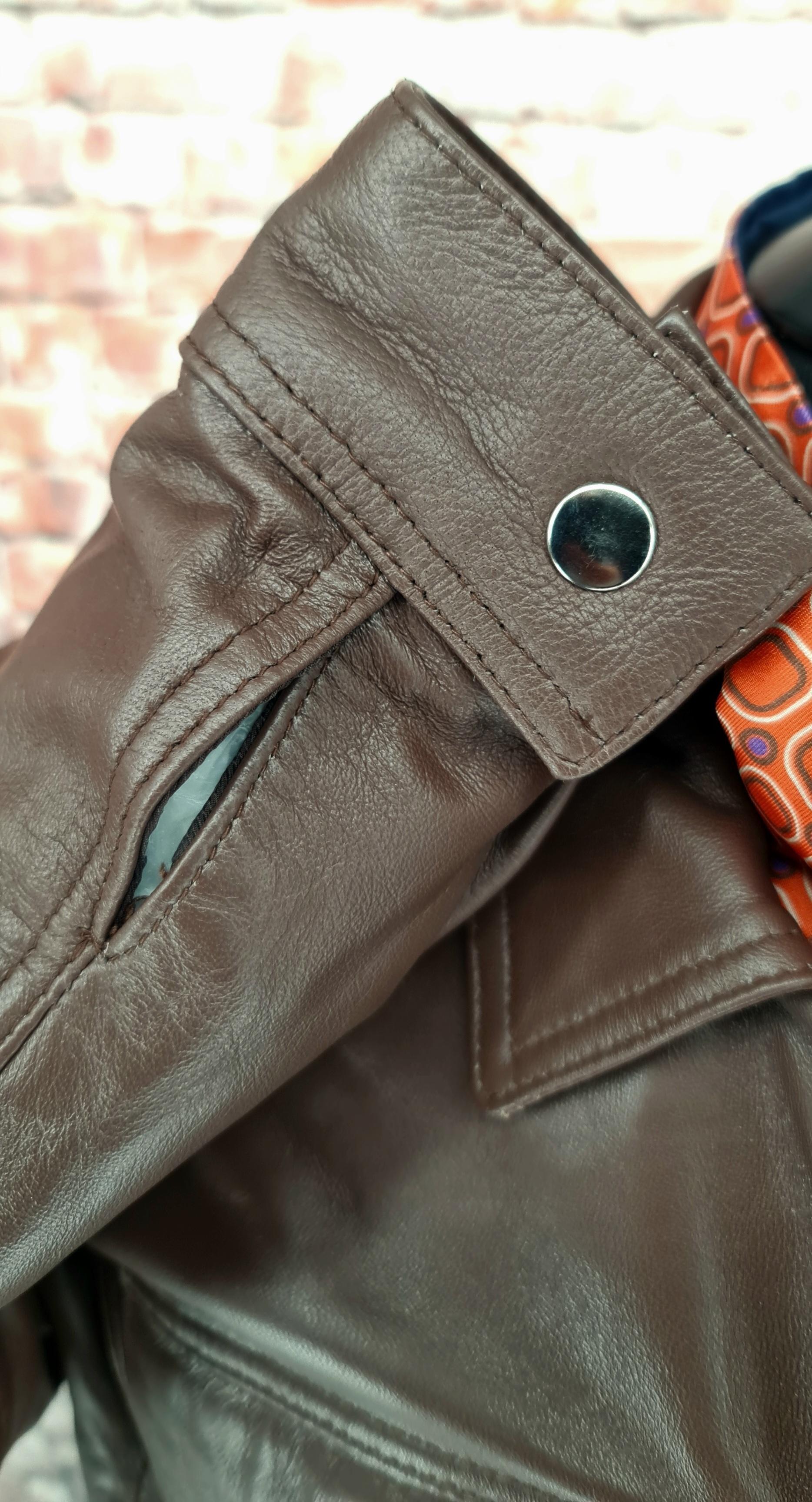 "Lomas" - Brown Short Superb Leather Jacket