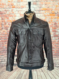 Grove - Brown Leather Trucker Jacket