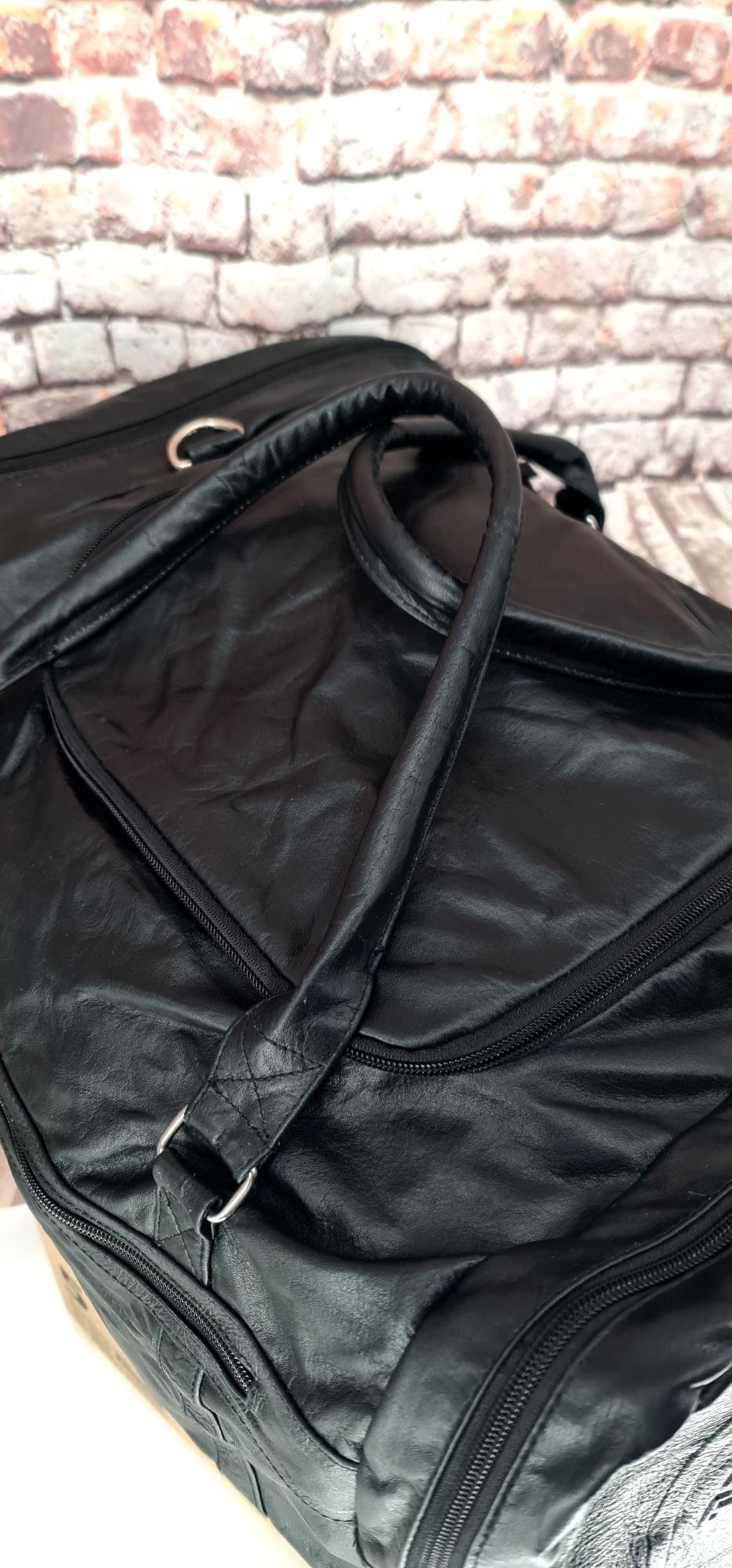 Trojan Records Leather Hold-All - Black