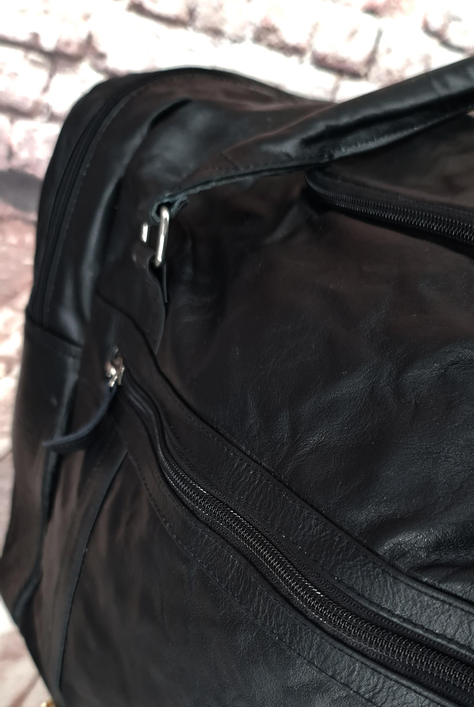 Trojan Records Leather Hold-All - Black