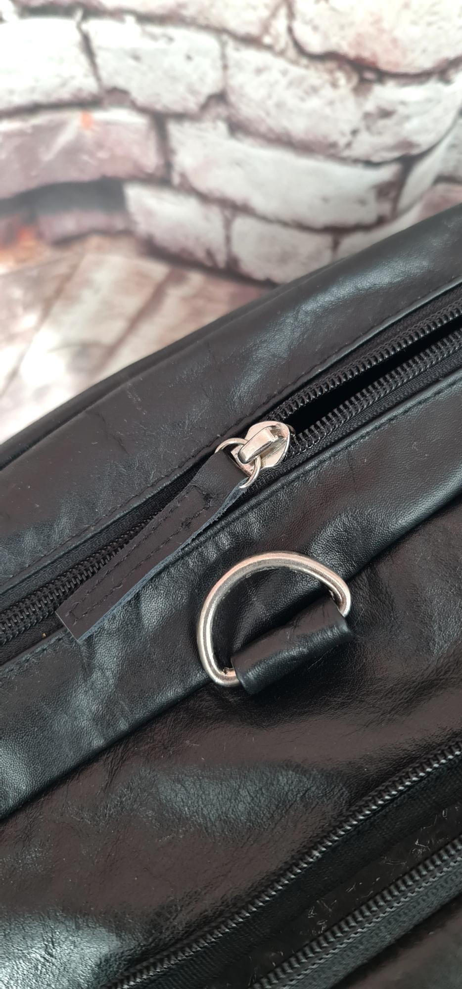 Trojan Records Leather Hold-All - Black