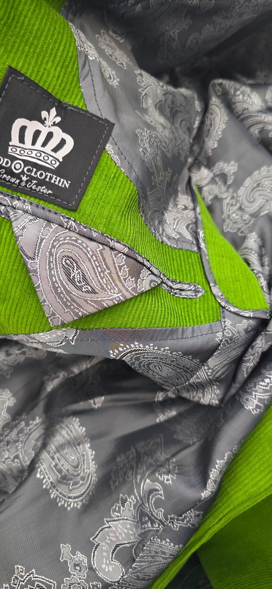Sylvester - Zesty Lime Green Corduroy Jacket
